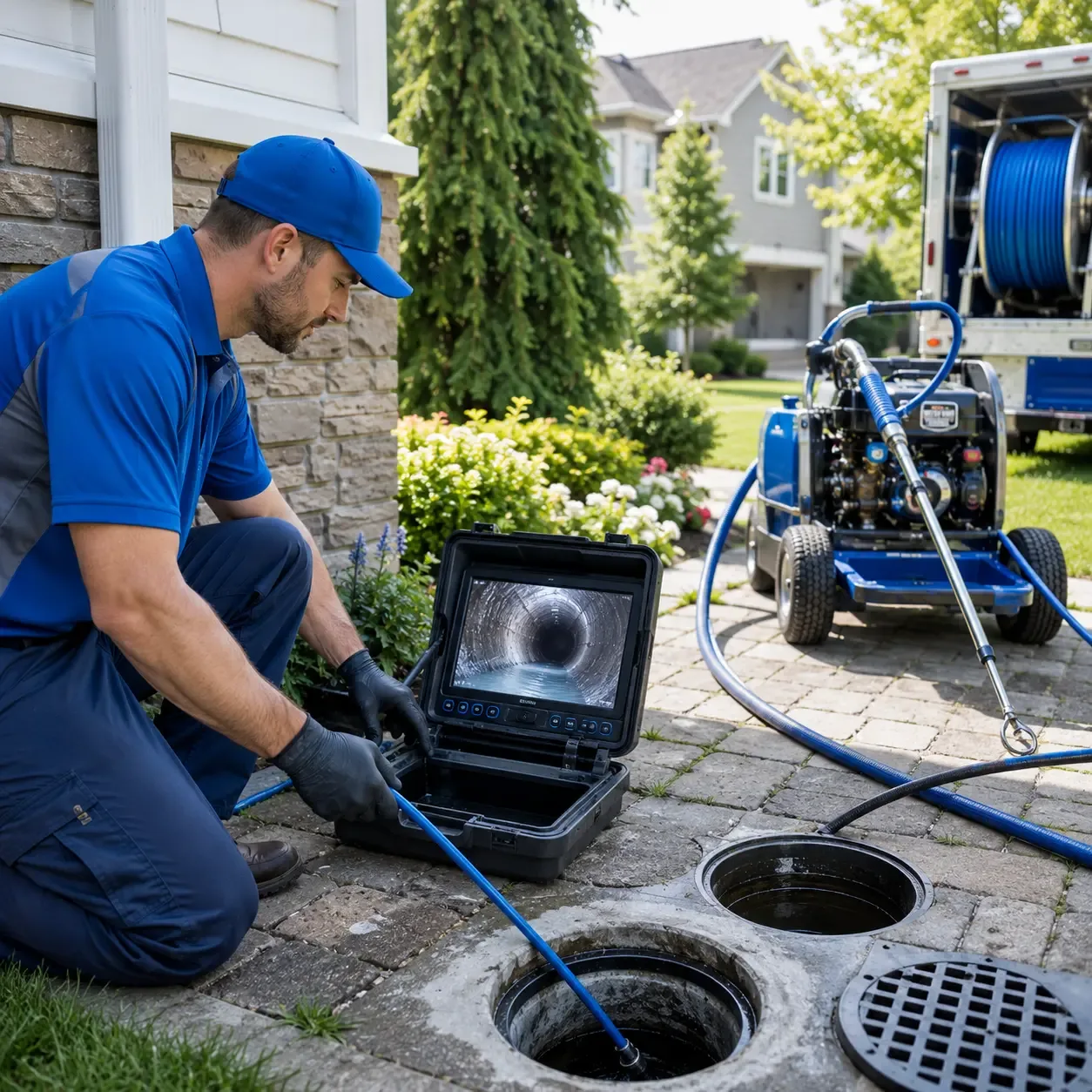 Outdoor drain cleaning professionals serving Marland, OK